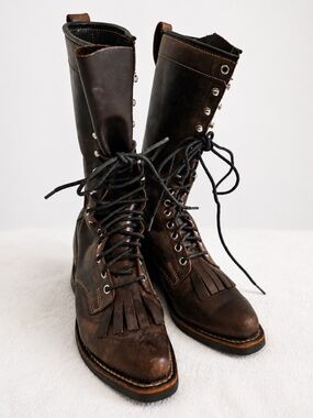 Rare Early-2000s Dayton Leather Boots – Made in Canada
